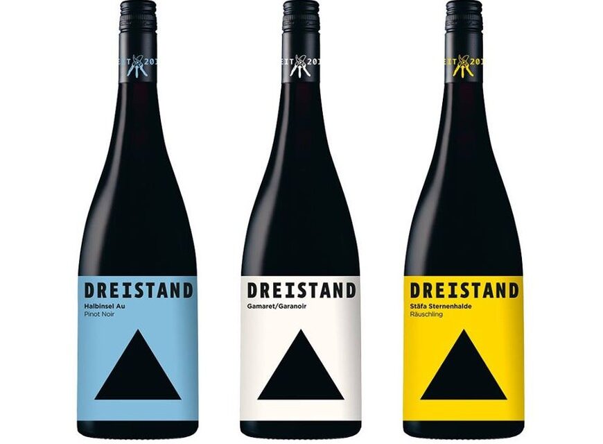 Wein Etiketten Design Rosenstar