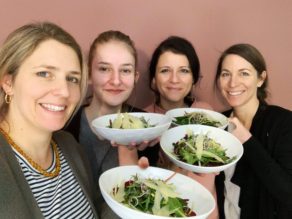Rosenstar Team mit Salat