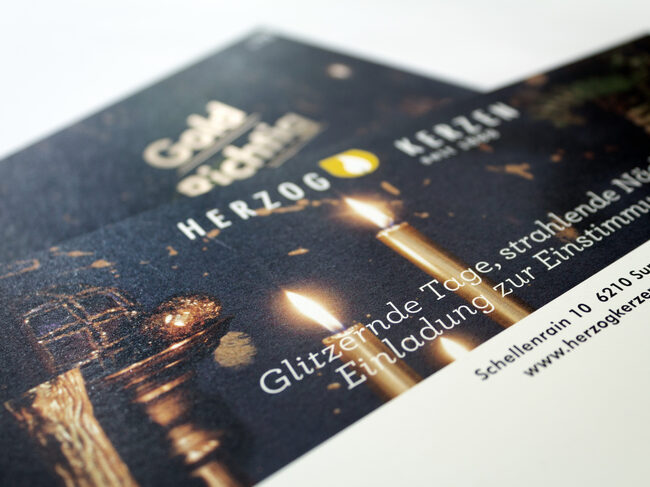Einladungskarte Branding Luzern