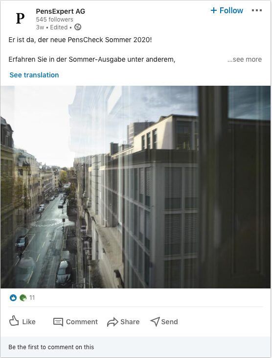 LinkedIn Branding Luzern