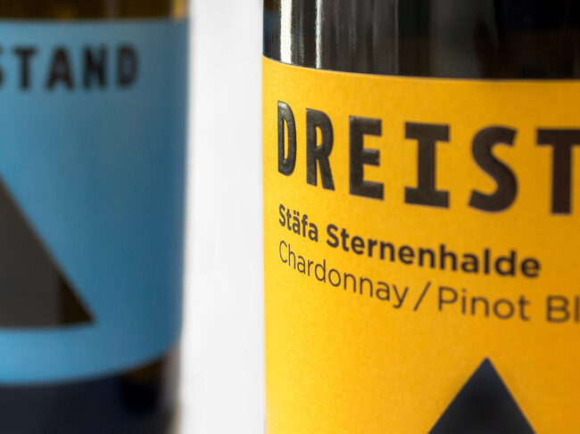 Etiketten Design Weinbauzentrum Wädenswil